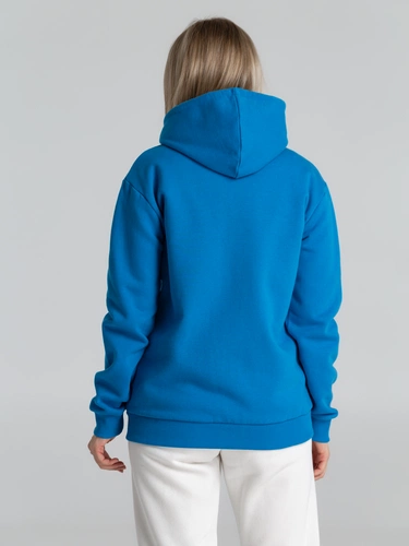Толстовка с капюшоном на молнии Unit Siverga Heavy, бирюзовая Толстовка с капюшоном на молнии Unit Siverga Heavy, бирюзовая