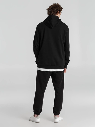 Толстовка с капюшоном унисекс Hoodie, черная Толстовка с капюшоном унисекс Hoodie, черная