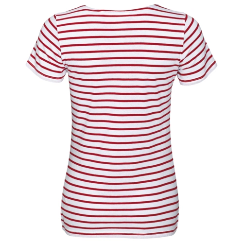 Футболка Miles Women белая с красным Футболка Miles Women белая с красным