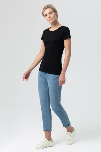 Футболка женская Martin Women, черная Футболка женская Martin Women, черная