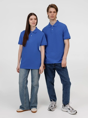 Рубашка поло унисекс Pacific, ярко-синяя (royal) Рубашка поло унисекс Pacific, ярко-синяя (royal)