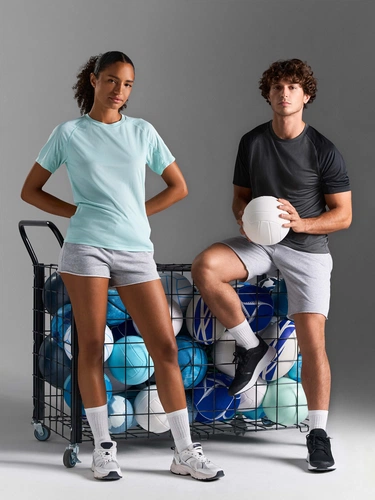 Футболка спортивная унисекс Vortex, ярко-бирюзовая Футболка спортивная унисекс Vortex, ярко-бирюзовая