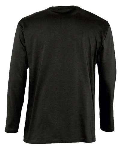 Футболка с длинным рукавом Monarch 150, черная Футболка с длинным рукавом Monarch 150, черная