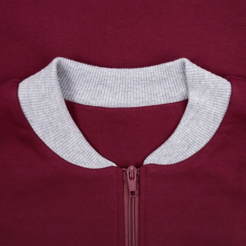 Бомбер College, бордовый Бомбер College, бордовый