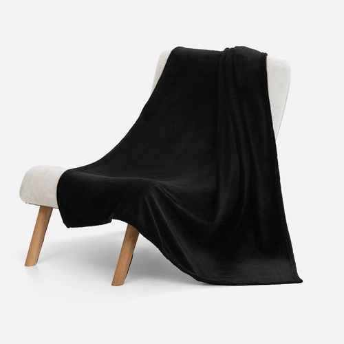 Плед Plush, черный Плед Plush, черный