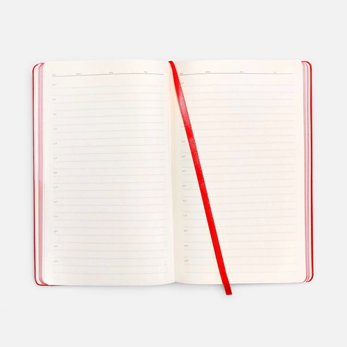Ежедневник Shall Light, недатированный, красный Ежедневник Shall Light, недатированный, красный