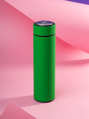 Термос с ситечком Percola, зеленый Термос с ситечком Percola, зеленый