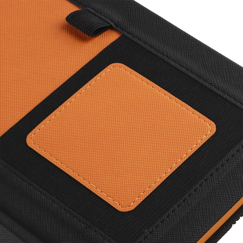 Ежедневник Mobile на заказ, недатированный, черно-оранжевый Ежедневник Mobile на заказ, недатированный, черно-оранжевый