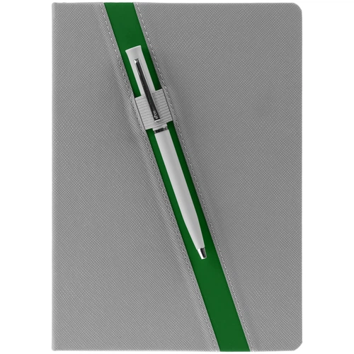 Ежедневник Rubikon на заказ, недатированный серо-зеленый Ежедневник Rubikon на заказ, недатированный серо-зеленый