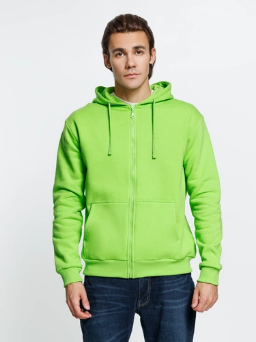 Толстовка на молнии с капюшоном Siverga Heavy 2.0, зеленое яблоко Толстовка на молнии с капюшоном Siverga Heavy 2.0, зеленое яблоко