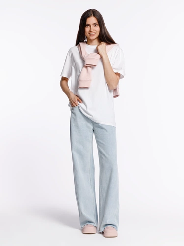 Футболка унисекс Streetwise, белая Футболка унисекс Streetwise, белая