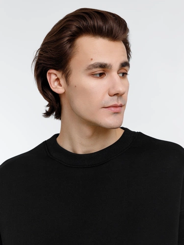 Свитшот оверсайз унисекс True Self, черный Свитшот оверсайз унисекс True Self, черный