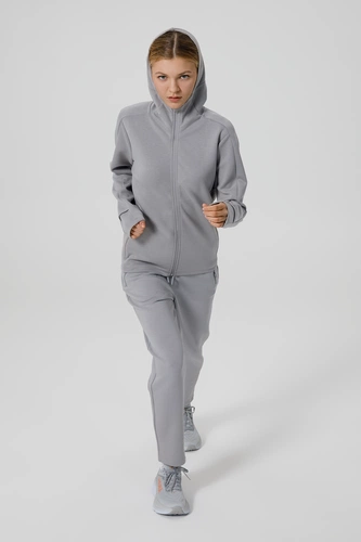 Куртка с капюшоном унисекс Begi, серая Куртка с капюшоном унисекс Begi, серая