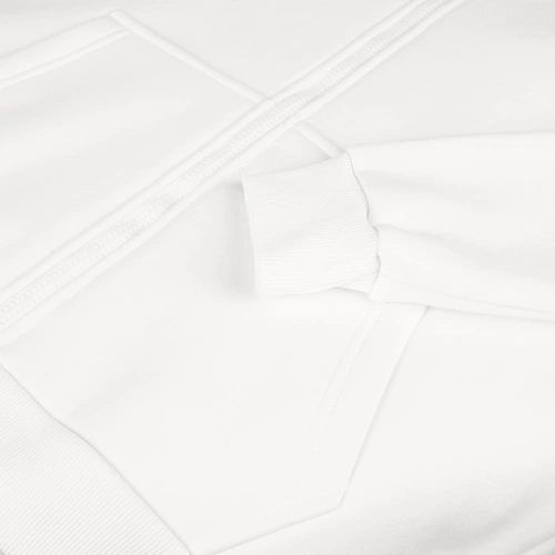 Толстовка унисекс оверсайз Zippy, белая Толстовка унисекс оверсайз Zippy, белая