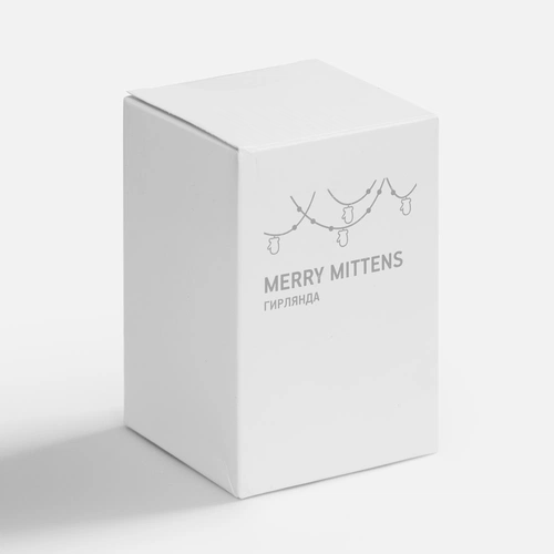 Гирлянда Merry Mittens, синяя Гирлянда Merry Mittens, синяя