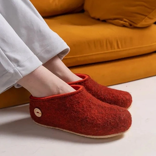 Домашние валенки Cant, красно-коричневые (терракот) Домашние валенки Cant, красно-коричневые (терракот)