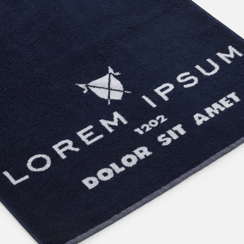 Полотенце на заказ Surpass с пестротканым логотипом, среднее Полотенце на заказ Surpass с пестротканым логотипом, среднее