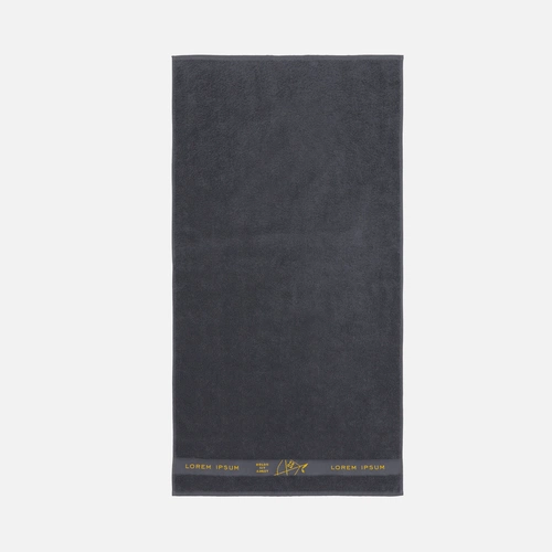 Полотенце на заказ Surpass с логотипом в бордюре, большое Полотенце на заказ Surpass с логотипом в бордюре, большое