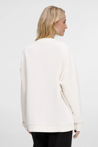 Свитшот унисекс Sinkopa, молочно-белый Свитшот унисекс Sinkopa, молочно-белый