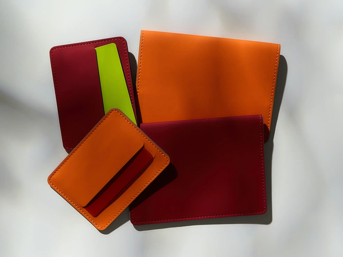 Чехол для карточек Shall Simple, оранжевый Чехол для карточек Shall Simple, оранжевый