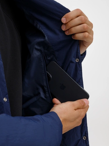 Куртка унисекс Veter, темно-синяя Куртка унисекс Veter, темно-синяя