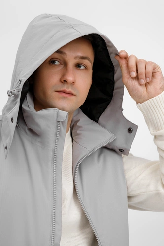 Жилет унисекс Sfera, светло-серый Жилет унисекс Sfera, светло-серый