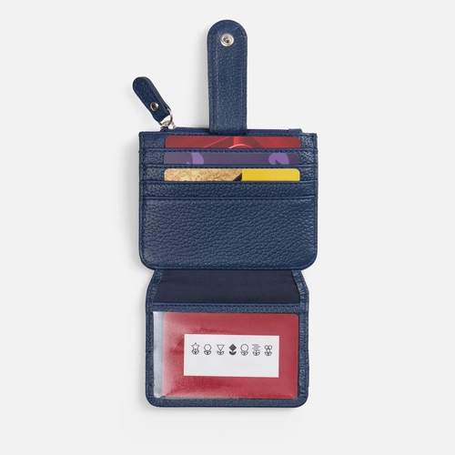 Картхолдер на молнии Unison, синий Картхолдер на молнии Unison, синий