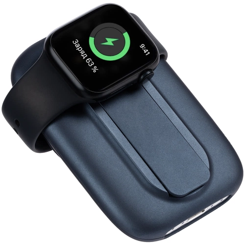 Универсальный магнитный аккумулятор Feel Motion, 5000 мАч, темно-синий Универсальный магнитный аккумулятор Feel Motion, 5000 мАч, темно-синий