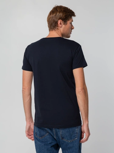 Футболка унисекс T-bolka 140, темно-синяя Футболка унисекс T-bolka 140, темно-синяя