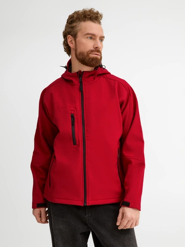 Куртка мужская с капюшоном Replay Men 340, красная Куртка мужская с капюшоном Replay Men 340, красная