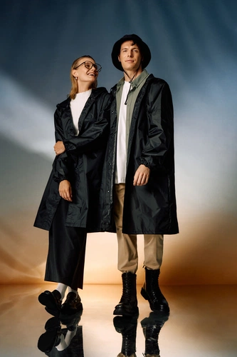 Дождевик унисекс Rainman, черный Дождевик унисекс Rainman, черный