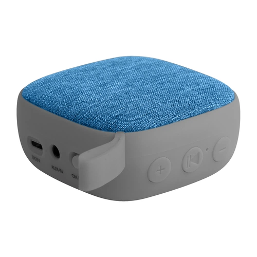 Беспроводная колонка Chubby, серая с голубым Беспроводная колонка Chubby, серая с голубым