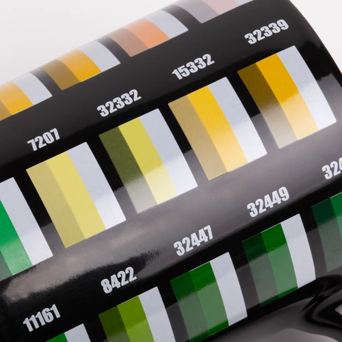 Кружка с декольной палитрой 2, черная Кружка с декольной палитрой 2, черная