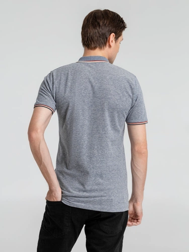 Рубашка поло мужская Paname Men, голубой меланж Рубашка поло мужская Paname Men, голубой меланж