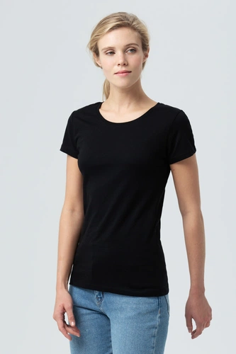 Футболка женская Martin Women, черная Футболка женская Martin Women, черная