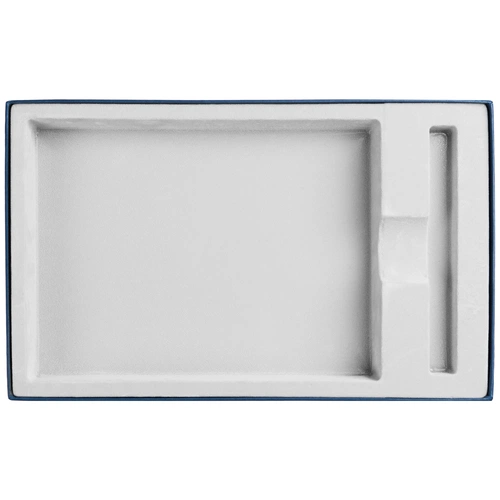 Коробка Horizon с ложементом под ежедневник и ручку, синяя Коробка Horizon с ложементом под ежедневник и ручку, синяя