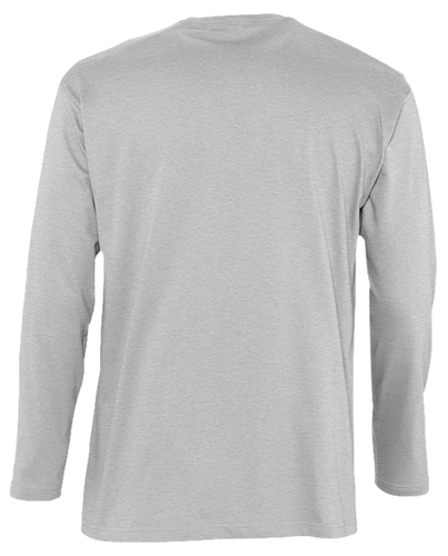 Футболка с длинным рукавом Monarch 150, серый меланж Футболка с длинным рукавом Monarch 150, серый меланж