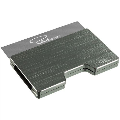 Футляр для карт с зажимом для купюр Cooper, серый Футляр для карт с зажимом для купюр Cooper, серый