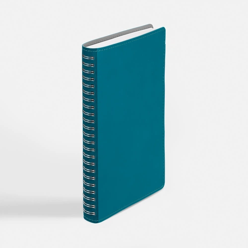 Ежедневник Spring Shall, недатированный, бирюзовый Ежедневник Spring Shall, недатированный, бирюзовый