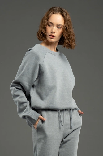 Свитшот унисекс S1, серый Свитшот унисекс S1, серый