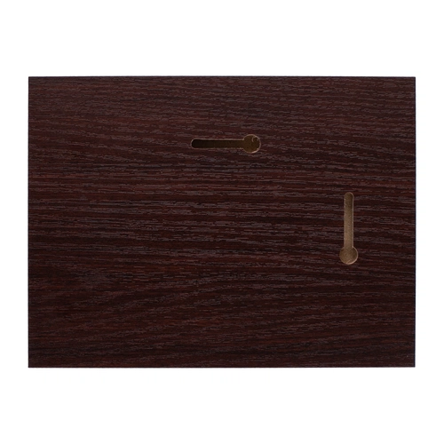 Плакетка Plaque, малая, вишня с серебристой пластиной Плакетка Plaque, малая, вишня с серебристой пластиной