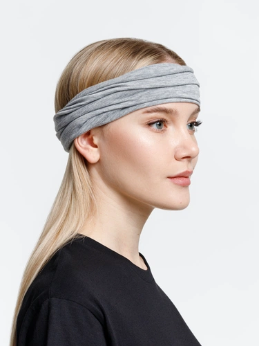 Многофункциональная бандана Dekko, серый меланж Многофункциональная бандана Dekko, серый меланж