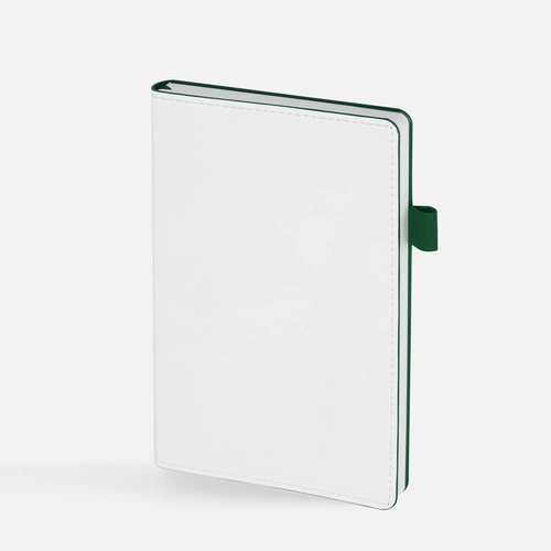 Ежедневник White Shall, недатированный, бело-зеленый Ежедневник White Shall, недатированный, бело-зеленый