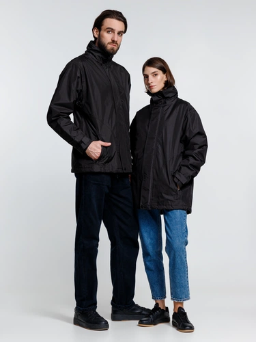 Парка унисекс Liubliana, черная Парка унисекс Liubliana, черная