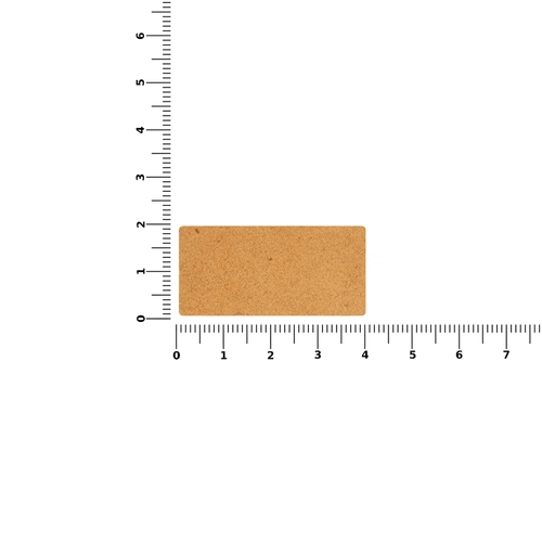 Лейбл кожаный Tuken, S, бежевый Лейбл кожаный Tuken, S, бежевый