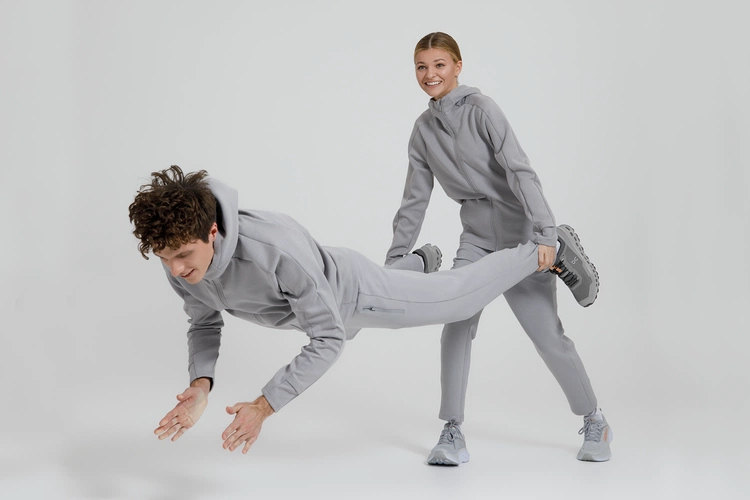 Куртка с капюшоном унисекс Begi, серая Куртка с капюшоном унисекс Begi, серая