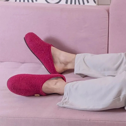 Домашние валенки Step, розовые (вереск) Домашние валенки Step, розовые (вереск)