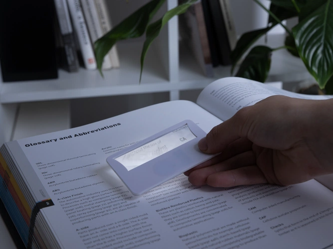 Лупа Visionary с подсветкой, белая Лупа Visionary с подсветкой, белая