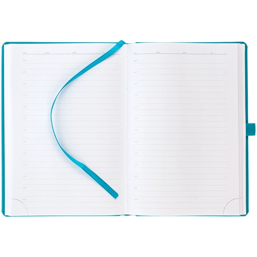 Ежедневник Favor Gold, недатированный, бирюзовый Ежедневник Favor Gold, недатированный, бирюзовый