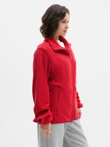 Куртка флисовая унисекс Ben Mac, красная Куртка флисовая унисекс Ben Mac, красная